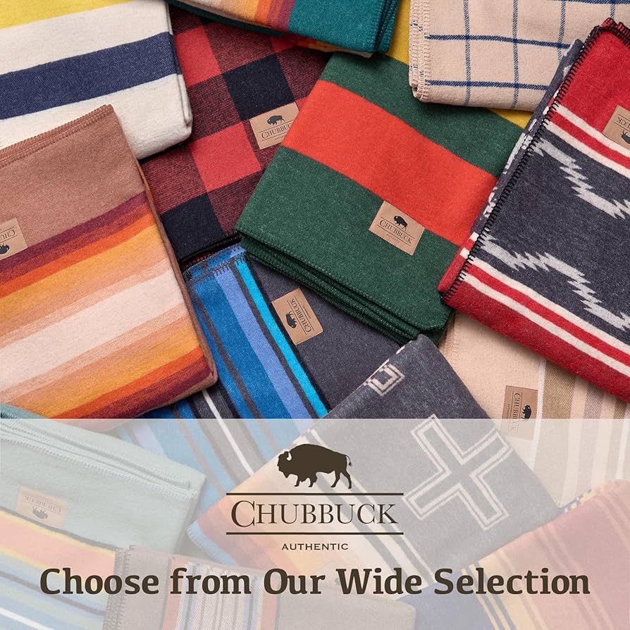 Amazon.com: Chubbuck 100% Wool Blanket Camping (60